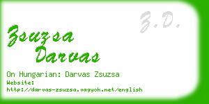 zsuzsa darvas business card